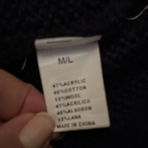 VINTAGE UNIQUE BOHO CARDIGAN SIZE ML - DEEP PURPLE - Picture 10 of 10